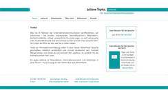 Desktop Screenshot of julianetopka.de